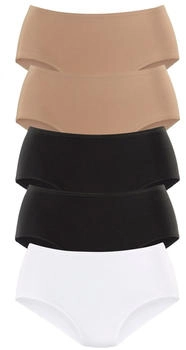 Petite Fleur Hüftslips beige schwarz weiß