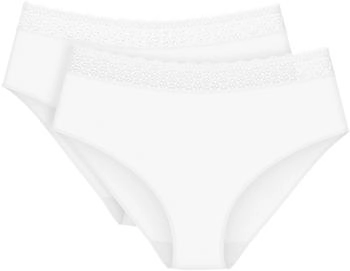 Triumph Midi Wei&szlig; 000S Modal Unterw&auml;sche