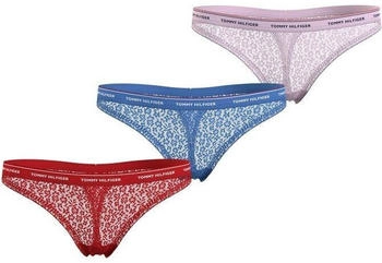 Tommy Hilfiger Premium Essentials Tanga 3er-Pack UW0UW04896-0WR