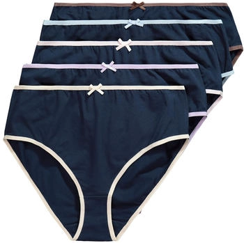 Ulla Popken Slip nachtblau weiß