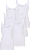 petite fleur Achselhemd 6er-Pack, aus reiner Baumwolle, Tanktop, Unterziehshirt