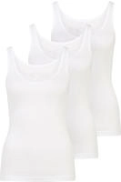 petite fleur Unterhemd 3er-Pack, aus reiner Baumwolle, Tanktop, Unterziehshirt