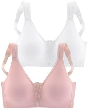 Petite Fleur Soft-BH Stück rosa weiß
