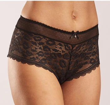 Vivance Dreams Panty aus Spitze Mesh schwarz