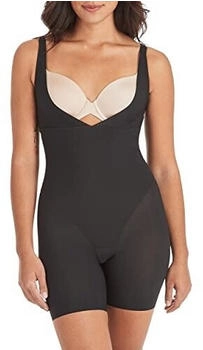 Maidenform Body Wear-Your-own-Bra Firm Control Open-Bust Shaper schwarz Maidenform Body Wear-Your-own-Bra Firm Control Open-Bust Shaper schwarz