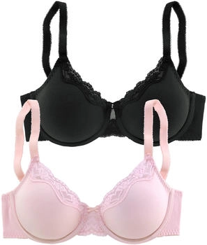 Petite Fleur Damen BHs puder schwarz