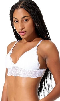 yenita Bustier ohne Bügel aus feiner Spitze weiß