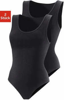 Vivance Dreams Shirtbody aus elastischer Baumwoll-Qualität schwarz
