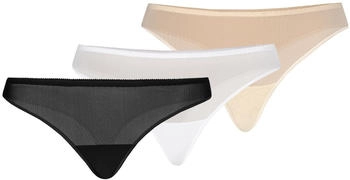 Teyli String 'Nikola' GRS beige schwarz weiß