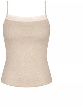 Sloggi GO Ribbed Spaghetti Top grau weiß