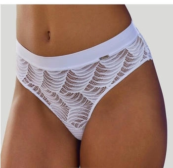 Lascana Panty Marla grafische Spitze weiß