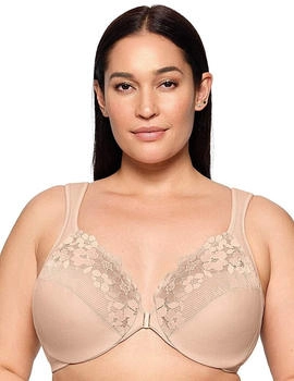 Glamorise Wonderwire-Baumwoll-BH Vorderverschluss 1241