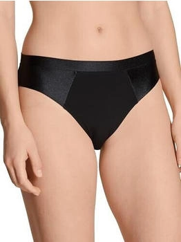 Calida Slip 'Cate' schimmernder Satin-Blende schwarz