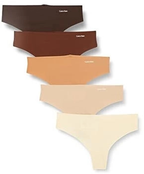 Calvin Klein Thong 5Pk Stringtangas mehrfarbig naturals