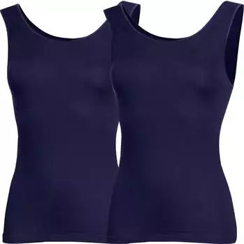 Erwin Müller Damen-Unterhemd im 2er-Pack violett