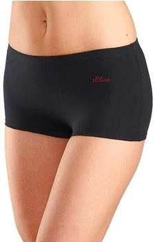 S.Oliver Damen Panty 3er-Pack schwarz