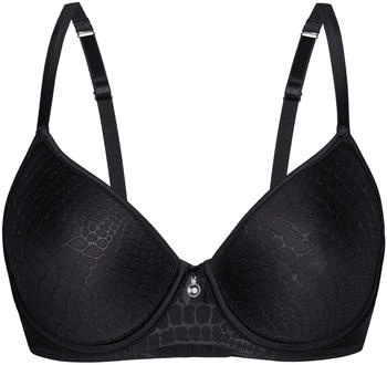 Sassa Spacer-BH 'PURE ANIMAL' schwarz