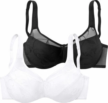 Petite Fleur Minimizer-BH Stück schwarz weiß C