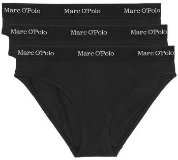 Marc O'Polo Essentials 3er-Pack Slips schwarz extralarge