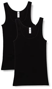 Trigema Unterhemd schwarz 2er Pack 5854032