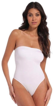 Magic Bodyfashion Shaping-Body Silikonrand an der Oberseite weiß