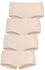 Lascana Hipster 4er-Pack elastische Baumwolle beige champagner