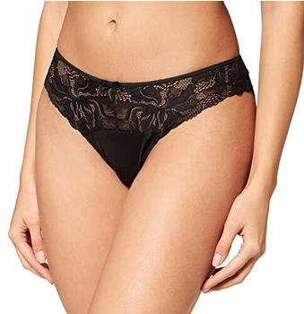 Dim Slip Generous Essentiel Spitze schwarz