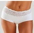 Nuance Panty floralem Spitzenbund weiß