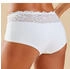 Nuance Panty floralem Spitzenbund weiß