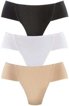Petite Fleur Stringtanga Stck nude schwarz weiß