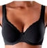 Petite Fleur Damen BH puder schwarz