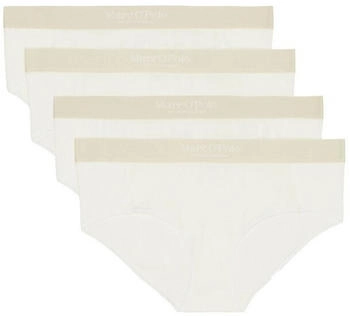 Marc O'Polo Hipster 4er Pack Iconic Rib weiß