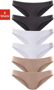 Vivance Dreams Bikinislips Stck creme schwarz weiß