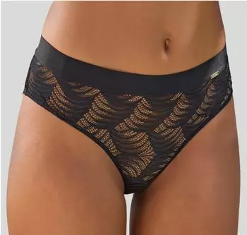 Lascana Panty Marla graphische Spitze schwarz