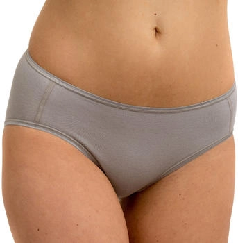 Hermko 5031 Damen Midi-Slip grau elastan