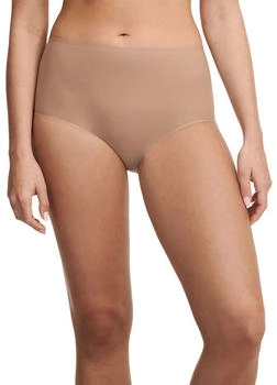 Chantelle Soft Stretch High Rise Brief Slip coffee latte