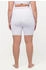 Ulla Popken Miederhose Shaping-Panty breiter Meshbund Wickeleffekt schneeweiß