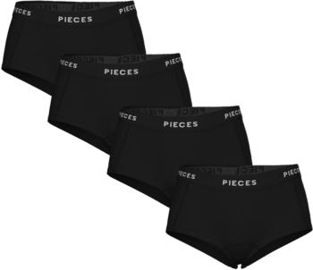 Pieces Pclogo Lady Pack Solid Noos schwarz
