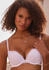 Vivance Dreams Push-up-BH rundherum floraler Spitze weiß
