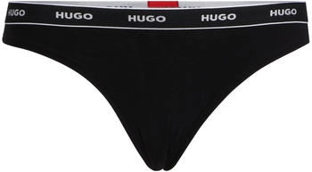 HUGO Stretch-Baumwolle Thong Stripe PYP 50510622 schwarz