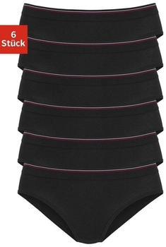 H.I.S Jeans Bikinislip 6er-Pack schwarz
