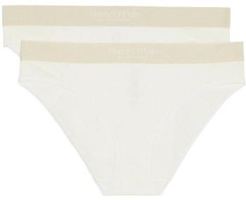 Marc O'Polo Iconic Rib 2-Pack Briefs weiß