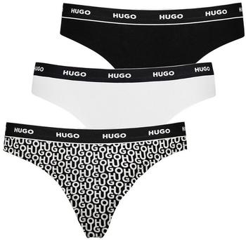 HUGO Triplet Thong Design Open weiß 123