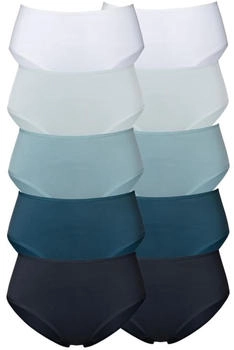 Petite Fleur H&uuml;ftslip nachtblau azur hellblau petrol wei&szlig;