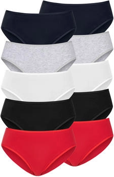 Petite Fleur Slip blau grau rot weiß
