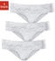 Vivance Dreams Brasilslip 3er-Pack weiß Baumwolle Spitze
