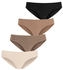 Lascana Jazz-Pants Slips 4er-Pack elastische Baumwolle champagner nougat beige schwarz