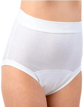 Hermko Damen Inkontinenz Slip Weichbund aus Baumwolle