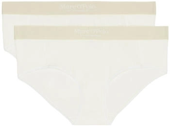 Marc O'Polo Iconic Rib 2-Pack Panty Hipster weiß