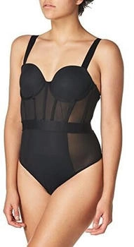 DKNY Sheers Cupped Strapless Body schwarz DKNY Sheers Cupped Strapless Body schwarz